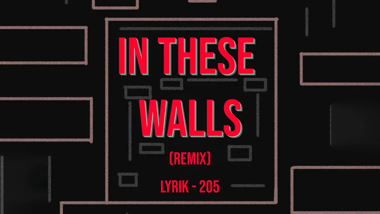 The In These Walls thumbnail: the boxed title in the maze, widened.