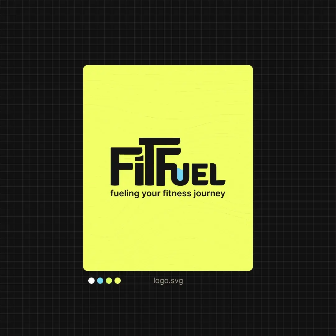 The wordmark in black on a lime tile, set on a dark grid